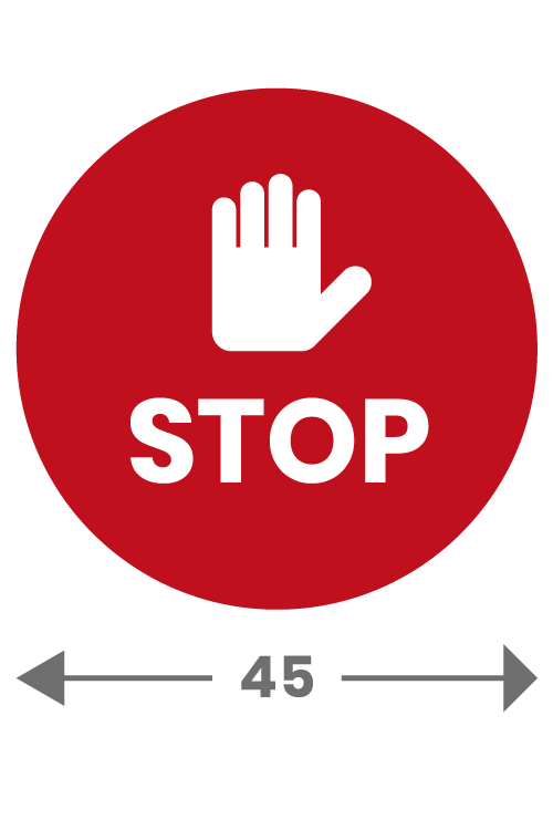 stop rosso