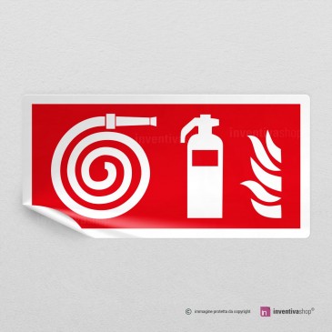 vsafety 11016 ar-r cartello estintore CO2 ID plastica rigida