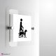 Cartello plexiglass su parete con distanziatori: Accesso consentito ai cani da assistenza
