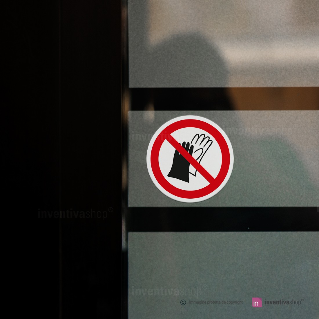 Cartello Obbligo Guanti Seco – 150x200 Mm, Adesivo In Vinile Per Interni/Esterni, Segnale Di Sicurezza Per Ufficio, Magazzino E Ambiente - 4