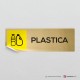 Adesivo Plastica mod.D: finitura Gold
