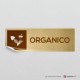 Adesivo Organico per raccolta differenziata mod.D: finitura Gold