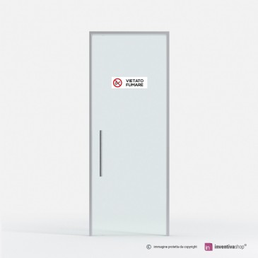 Meister 512110- Adesivo con simbolo/cartello/segnaletica/simbolo per porta/simbolo di vietato fumare
