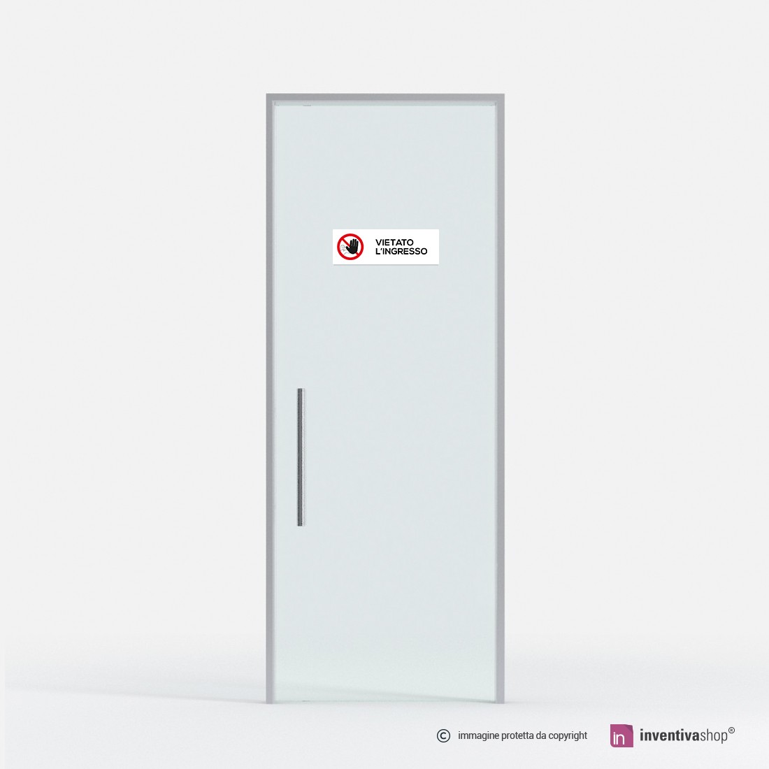 Sticker Sign Private Grundstück – Warning Sign No Access – Equivalent to DIN ISO 7010/ASR A1.3 – S00356 °C + In 20 sizes