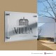 Targa villa personalizzata: DualPlate fondo plexiglass silver