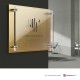  Targa professionale: DualPlate fondo Plexiglass Gold