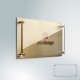 Targa in plexiglass DualPlate Aspect 2-1: Gold