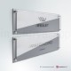 Targhe modulari DualPlate Aspect 4-1: Silver