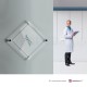 Targa plexiglass per studio medico modello Rombo