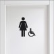 Adesivo Toilette Donne e disabili mod.Classic