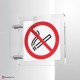 Cartello vietato fumare in plexiglass bifacciale