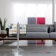 Espositore per arredamento, divani e mobili: da terra alto 1 m Slend: 2 tasche per A3 verticale