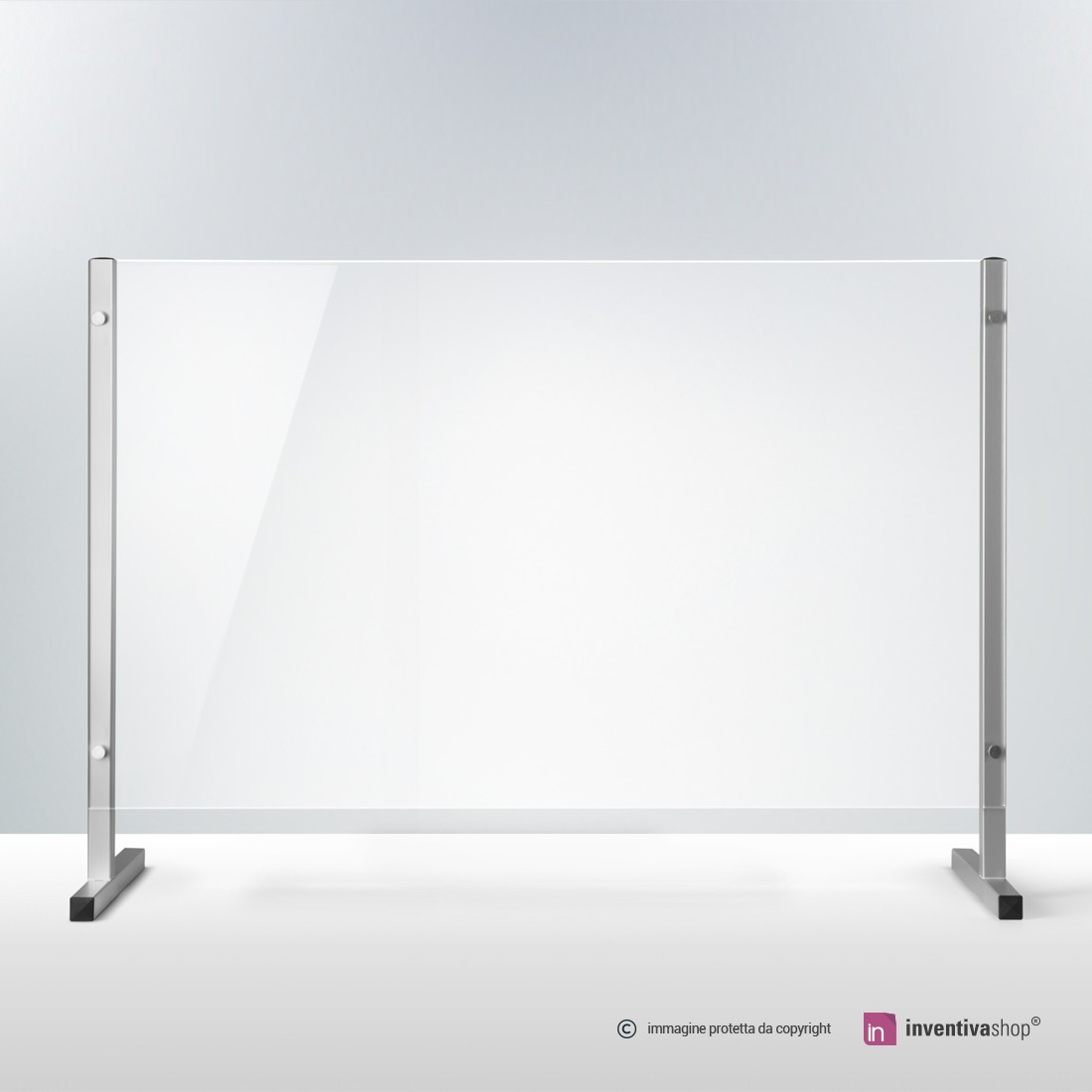 Barriere plexiglass e alluminio: paratie plexiglass