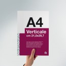 Flyer A4: formato verticale