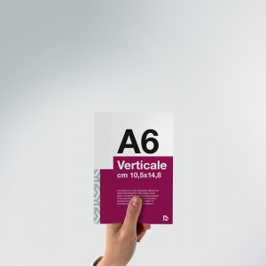 Flyer A6: formato verticale