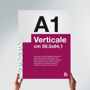 Poster A1: formato verticale