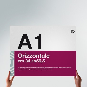Poster A1: formato orizzontale
