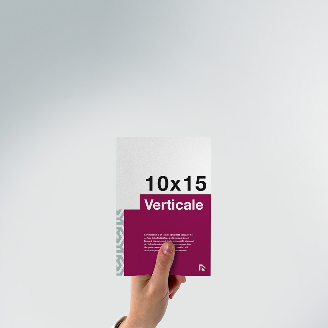 Flyer 10x15: crea online foglio 10x15 verticale stampato.
