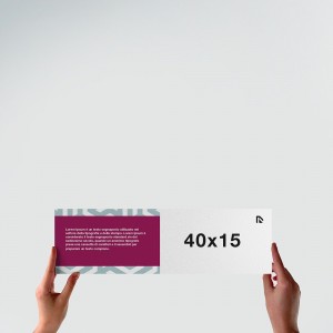 Flyer 40x15: formato orizzontale