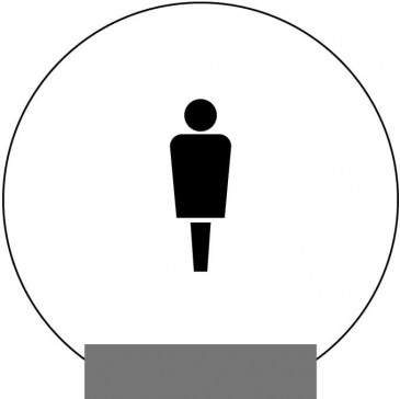 KEYQEEN Insegna al Neon a LED con Freccia per Toilette, luci al Neon con indicatore di Ingresso WC dimmerabili Personalizzate per la Decorazione della Parete del Bagno del Bagno,Left,40x15cm