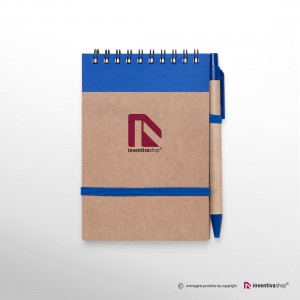 Block Notes personalizzati con penna blu