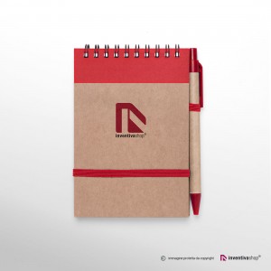 Block Notes personalizzati con penna rossa