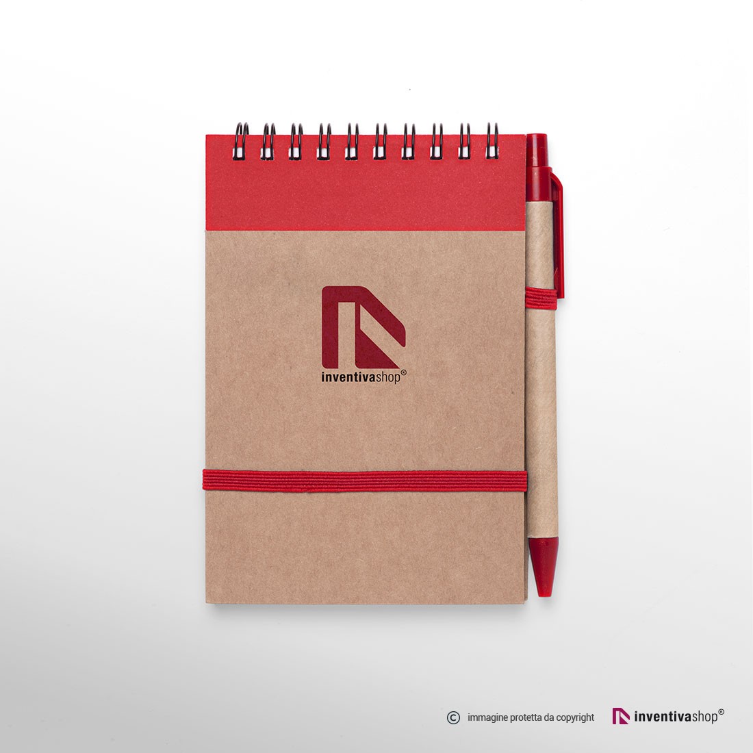 Block Notes personalizzati con penna rossa 