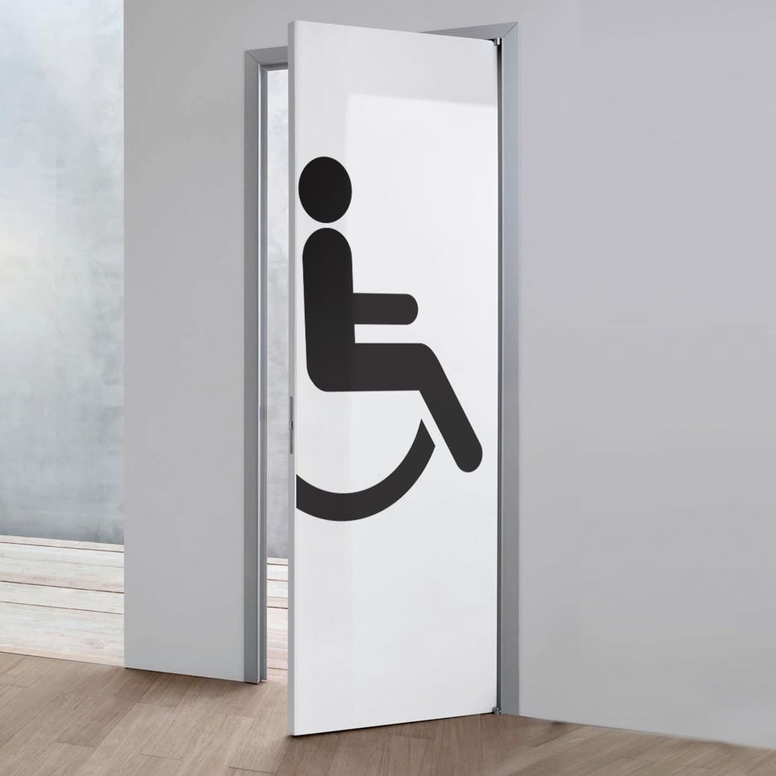 Adesivi toilette disabile: Adesivo Big per porta bagno
