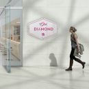 Insegna vintage in plexiglass: modello Diamond
