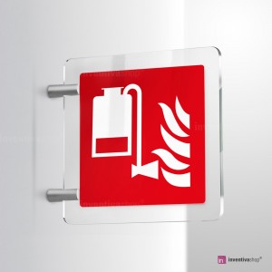 Cartello Plex: Gruppo antincendio a schiuma F010 bifacciale