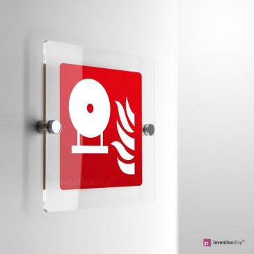 Cartello Plex: Estintore fisso antincendio F013 monofacciale