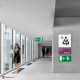 Cartello Plex: Sala d'attesa monofacciale a parete