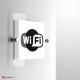 Cartello Plex: WiFi monofacciale a parete