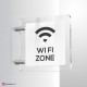 Cartello Plex: WiFi bifacciale