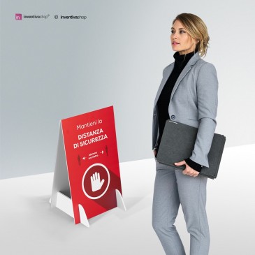 Set di adesivi da parete con distanziamento sociale Materiale Set di adesivi da parete con distanziamento sociale Materiale