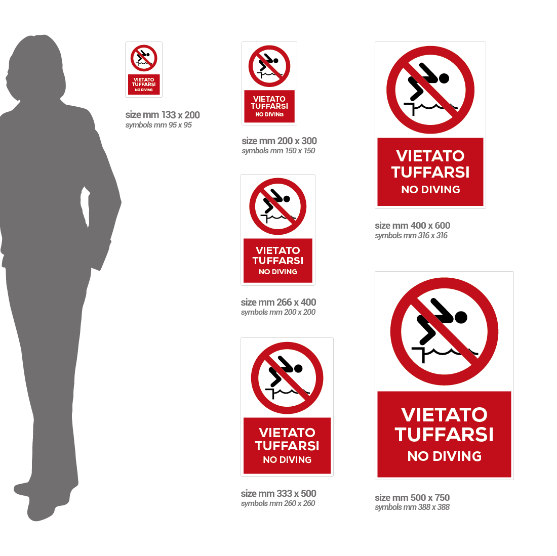 Vsafety Cartello 'This Way Out' 150x150 Mm - Plastica Rigida 1 Mm, Norma EN ISO 7010