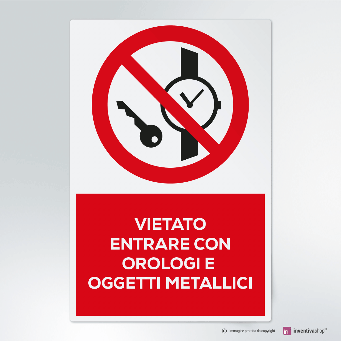 Cartello Vietato entrare in diverse lingue in alluinio/dibond 300 x