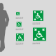 Cartello rifugio temporaneo d'emergenza disabili E024: misure plexiglass
