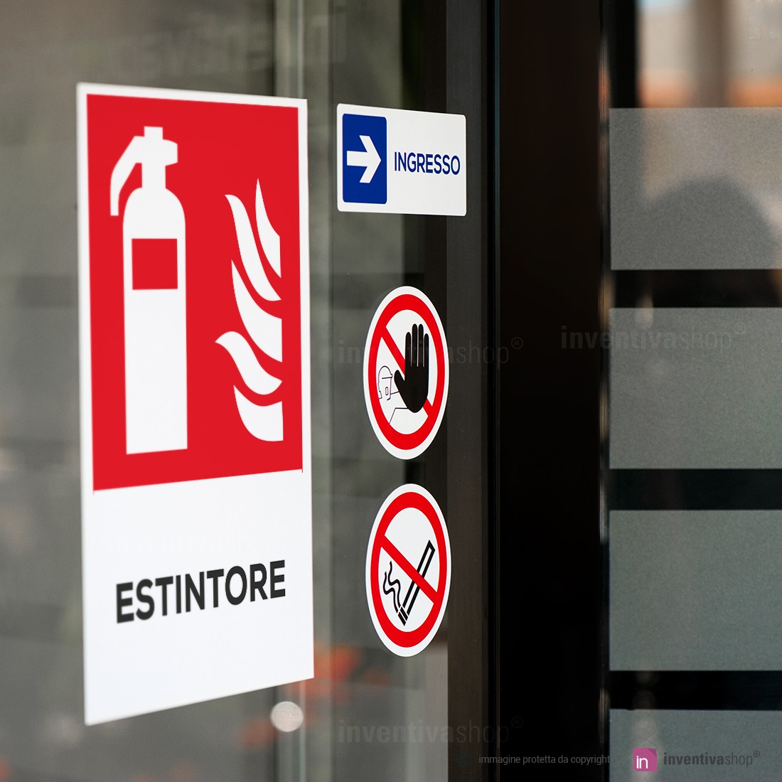 Cartello Estintore Plastificato – Segnaletica Di Sicurezza, Avvertimento, Pratico E Durevole