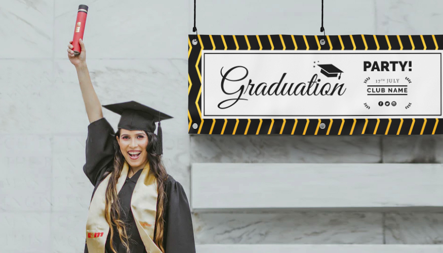 BANNER DI LAUREA personalizzato classe di foto festa congratulazioni