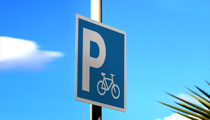 Cartello parcheggio personalizzato quadrato