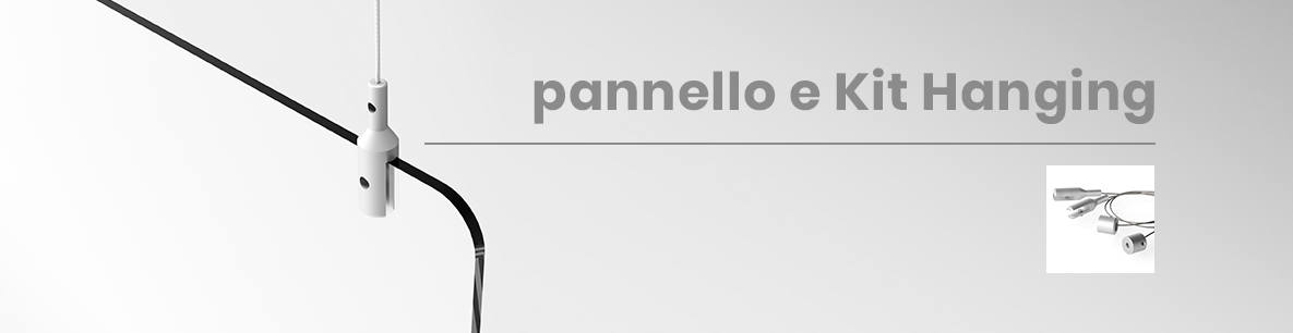 Pannello abbinato al Kit Hanging